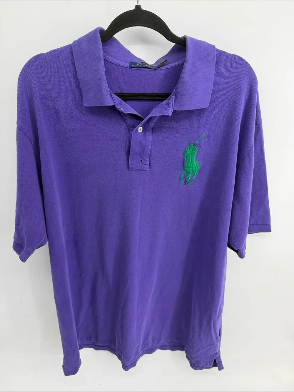 Polo Ralph Lauren big pony logo short sleeve purple polo shirt sz 2XLT